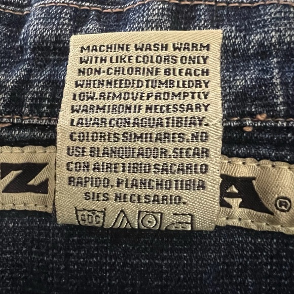 Vintage Y2K Zena Denim Jacket Cropped Women's Size L Western Boho Rockabilly - Picture 8 of 9